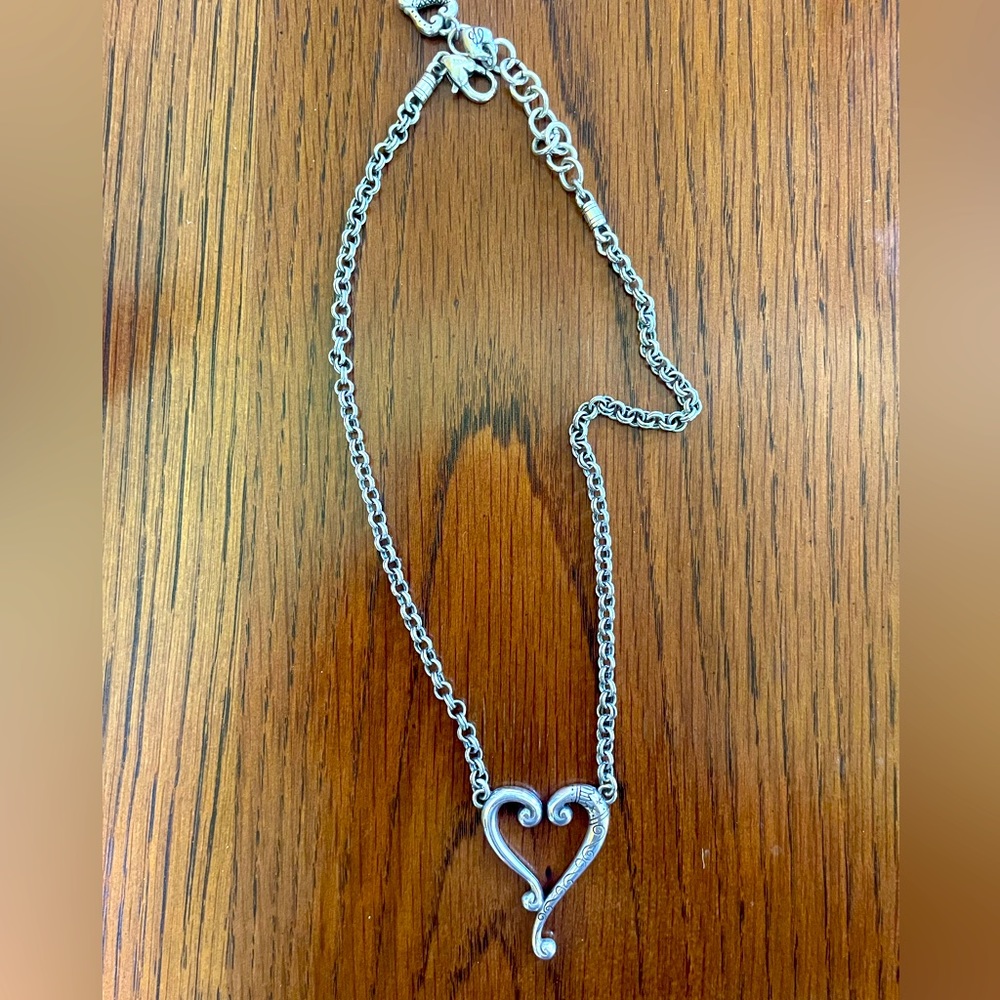 Brighton Silver Necklace with Heart